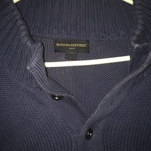 Banana Republic blue sweater. Size L